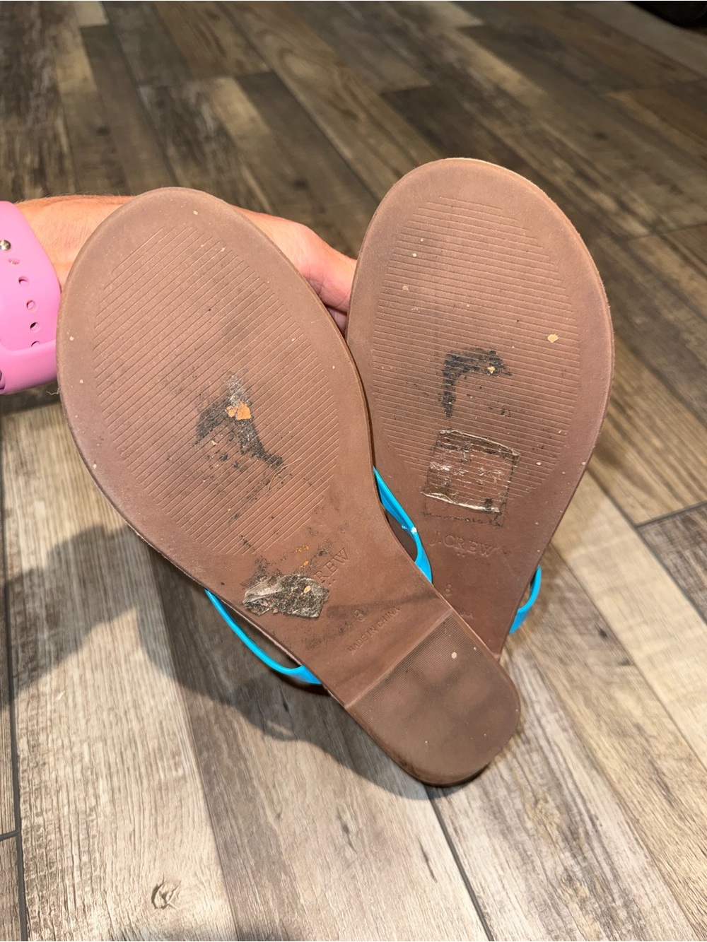 J Crew Factory Sandals Size 8 EUC - Picture 2 of 3